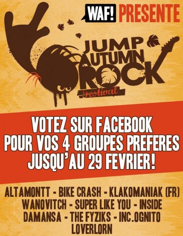 Votez pour Klakomaniak au Jump Autumn Rock !