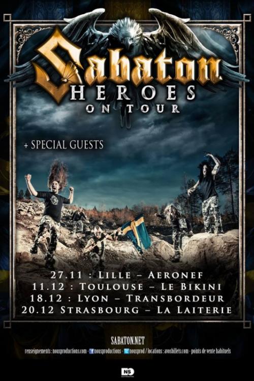 Sabaton + Korpiklaani + Tyr