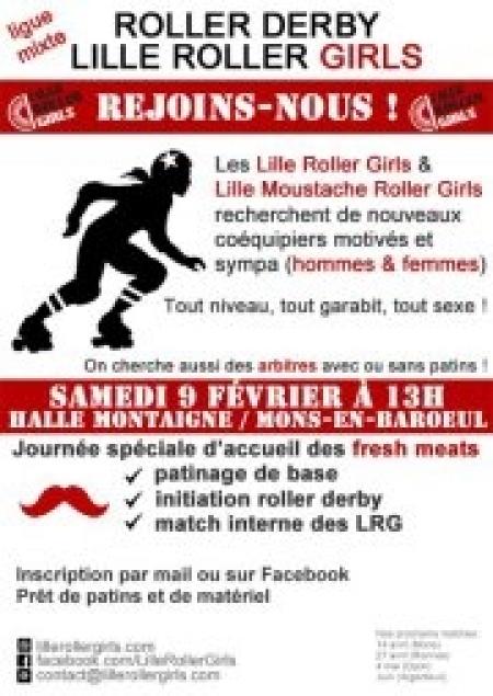 Les Lille Roller Girls cherchent nouveaux joueurs et arbitres