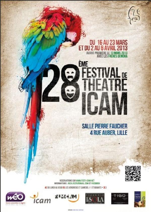 Le Festival Théâtre de l&rsquo;ICAM recrute ses troupes !