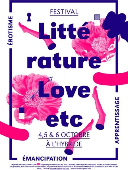 Festival Littérature, Love, etc à l’Hybride en octobre