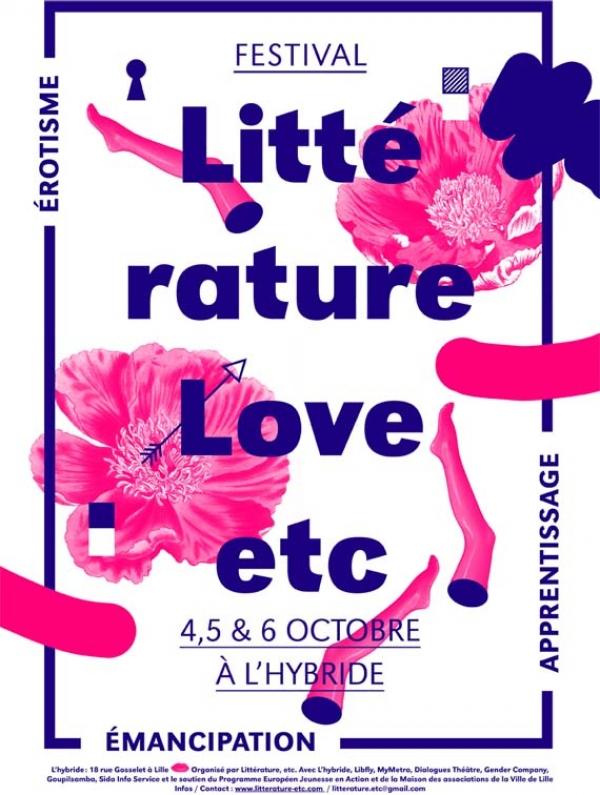 Festival Littérature, Love, etc à l&rsquo;Hybride en octobre
