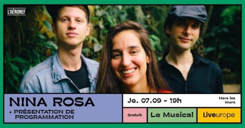 Concert par l’Aéronef et présentation de programmation au Musical