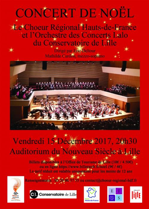 Le concert de noël du chœur régional Hauts-de-France