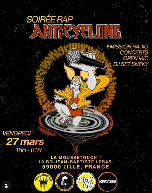 Anticyclone – Soirée rap