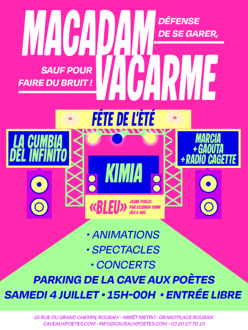 Macadam Vacarme à la Cave aux Poètes