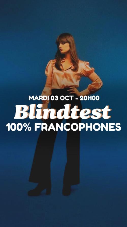 Blindtest spécial chansons francophones