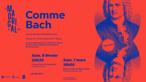 Comme Bach – Concert par Le Madrigal