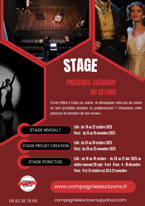 Stages de présence scénique à Lille