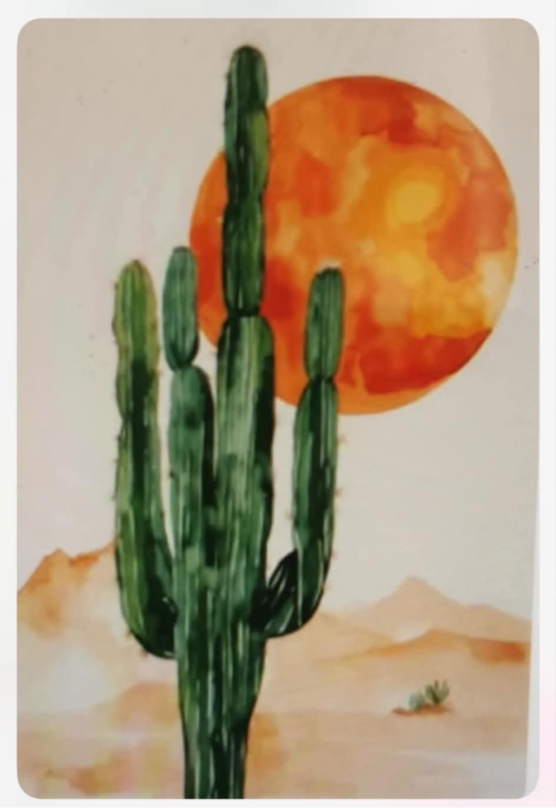 Atelier peinture : Désert Torride