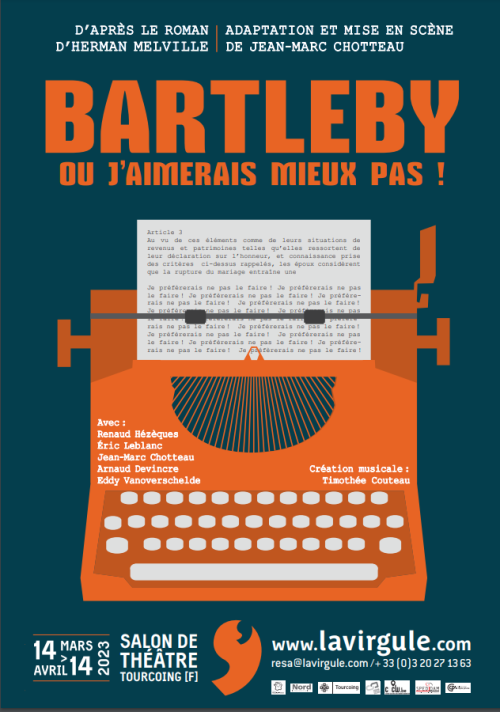 Bartleby ou J’aimerais mieux pas !
