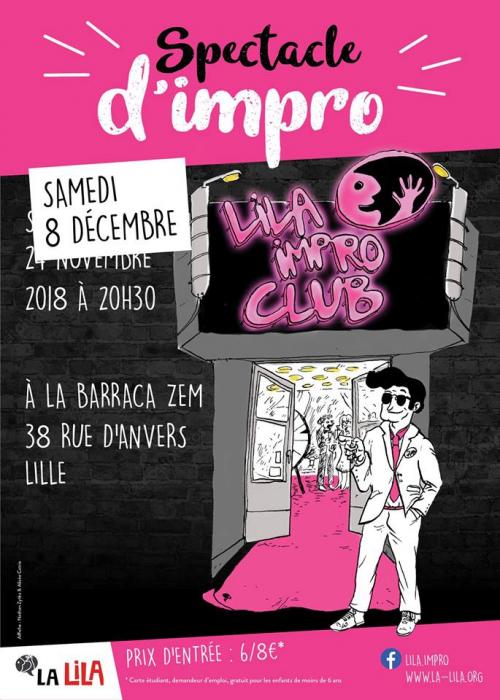 Lila Impro Club à la Barraca Zem