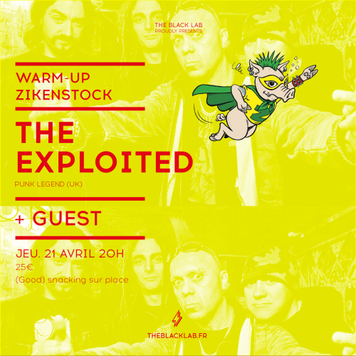 Zikenstock, le warm-up avec The Exploited + guests