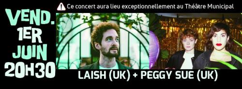 Laish + Peggy Sue en concert