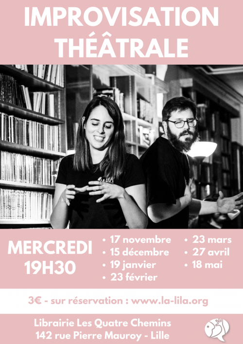 La Lila improvise à la librairie