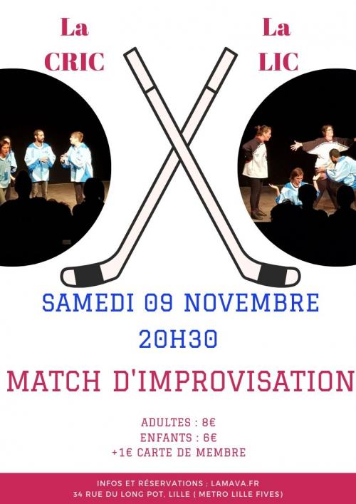 La CRIC et la LIC – Match d’improvisation