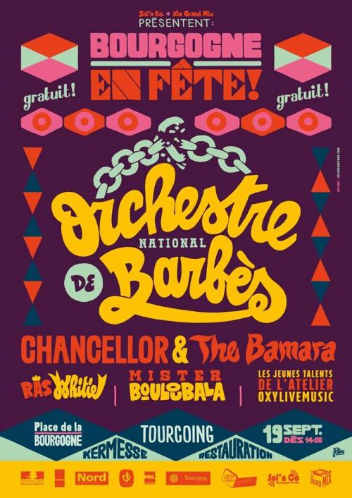 Orchestre National de Barbès  + Chancellor & The Bamara + Ras Whitie…