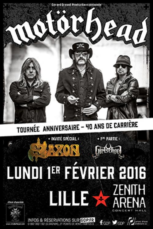 Motörhead + SAXON + Girlschool