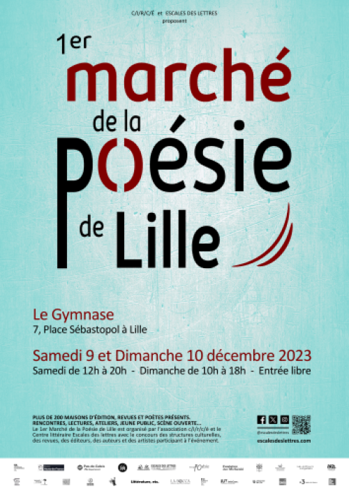 1er marché de la poésie de Lille