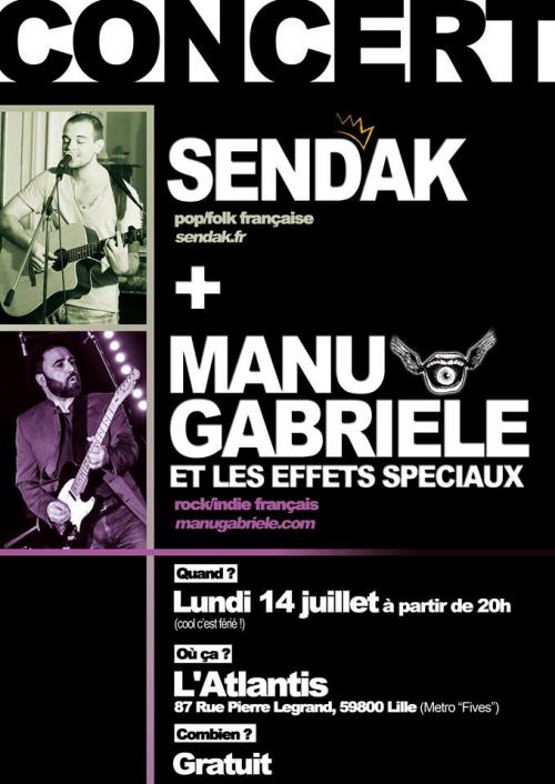 Manu Gabriele & Les Effets Spéciaux + Sendak
