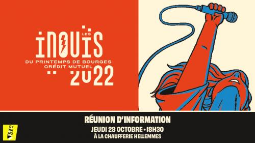 Réunion d’information sur les iNOUïS du Printemps de Bourges 2022