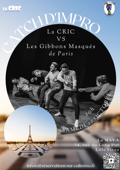 Catch d’impro – La Cric vs les Gibbons Masqués