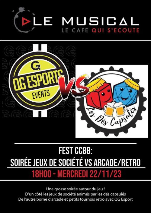 Festival Culture Bar-Bars : soirée jeux de société VS retro gaming et arcade