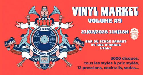 Vinyl Market #9 au bar du Singe Savant