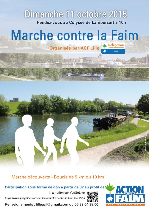 Une marche à Lille en faveur d&rsquo;Action Contre La Faim