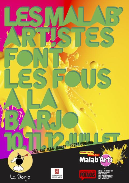 Les Malab&rsquo;arts font les fous à la Barjo