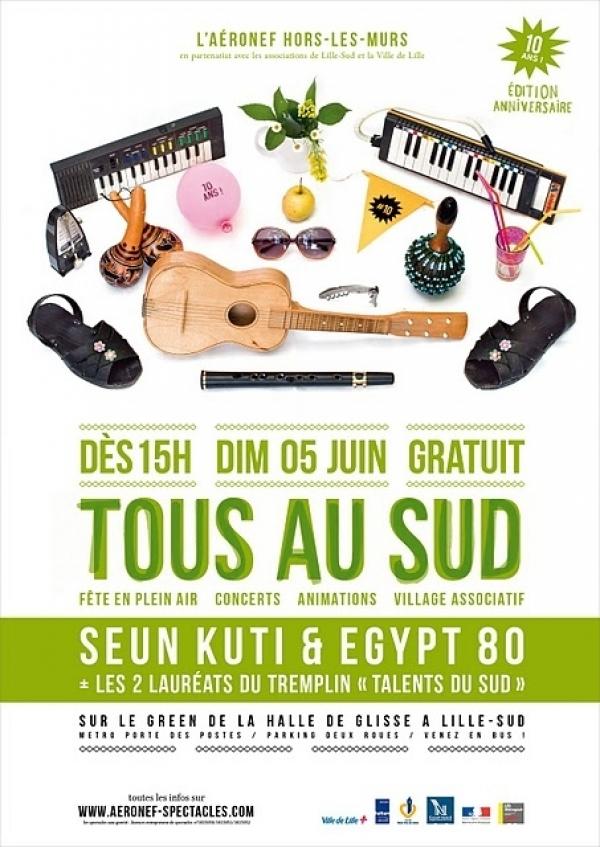 Festival Tous Au Sud &#8211; Seun Kuti &#038; Egypt 80 + La Familya + Deefly &#038; The SQ&rsquo;s