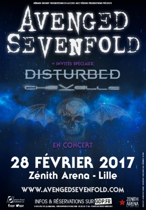 Avenged Sevenfold + Disturbed + Chevelle