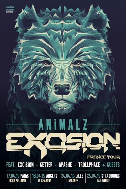 Excision + Getter + Apashe + Trollphace + Bassgrinder B2B Methran