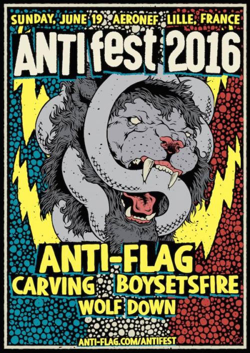 ANTIFest : Anti-Flag + Carving + Boysetsfire + Wolf Down