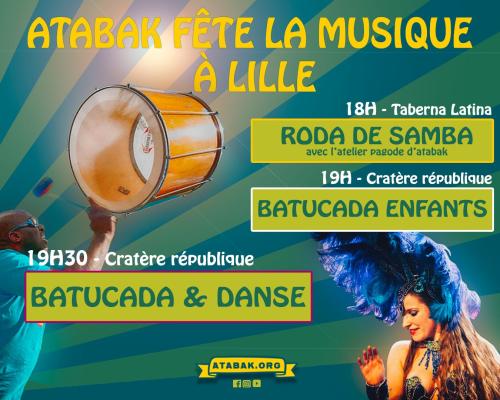 Fête de la musique et danse brésilienne Atabak