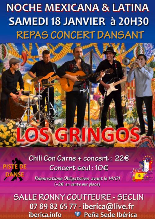 Los Gringos pour un repas-concert