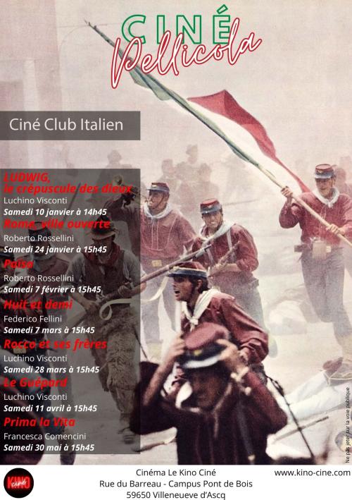 Ciné Pellicola, le ciné-club italien du Kino-Ciné