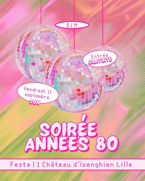 Soirée années 80 au Festa, nouvel endroit à découvrir