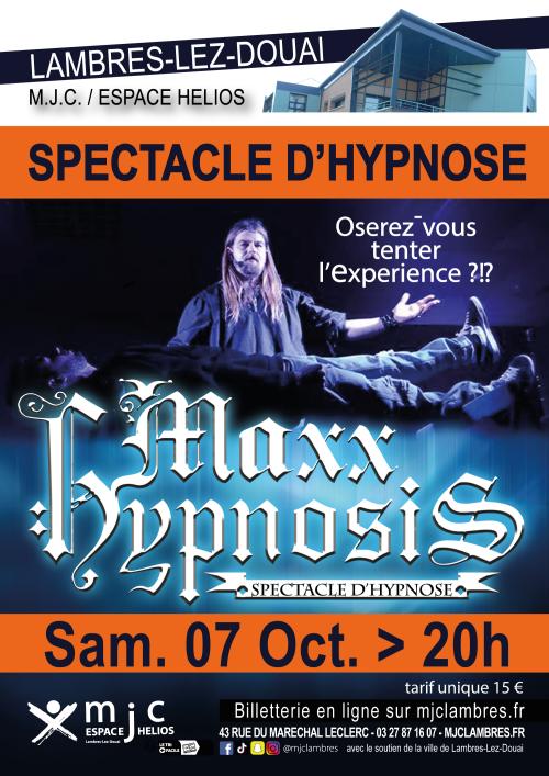 Soiree hypnose avec Maxx Hypnosis