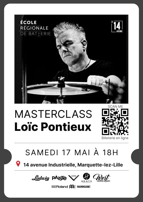 Masterclass batterie : Loïc Pontieux