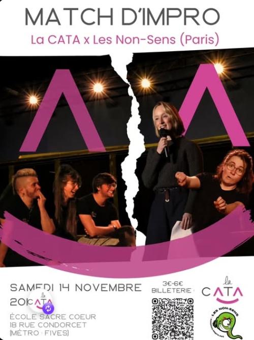 Match d’impro : La CATA x Les Non-Sens (Paris)