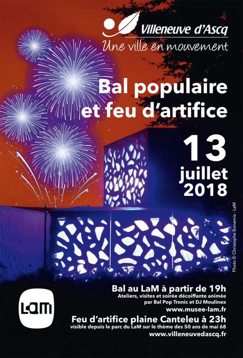 Le bal populaire du LaM et son feu d’artifice