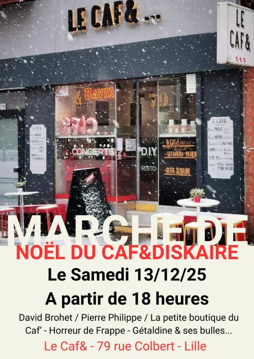 Le Marché de Noël du Caf&diskaire 2025