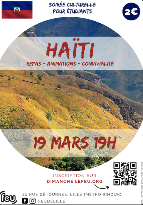 Soirée Haïti pour les étudiants