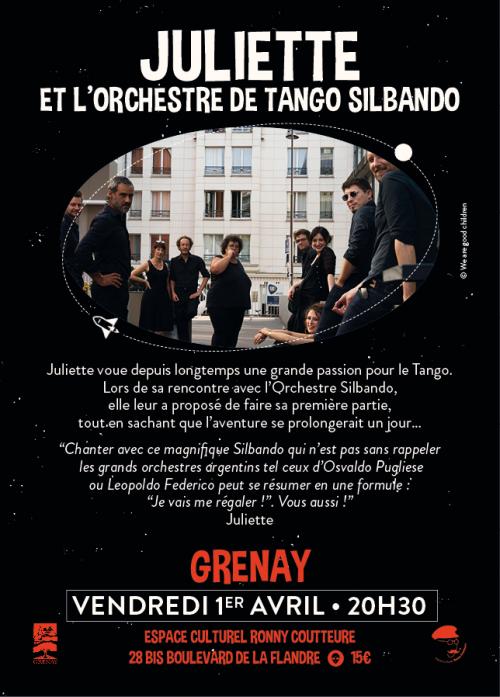 Juliette et l’orchestre de tango Silbando