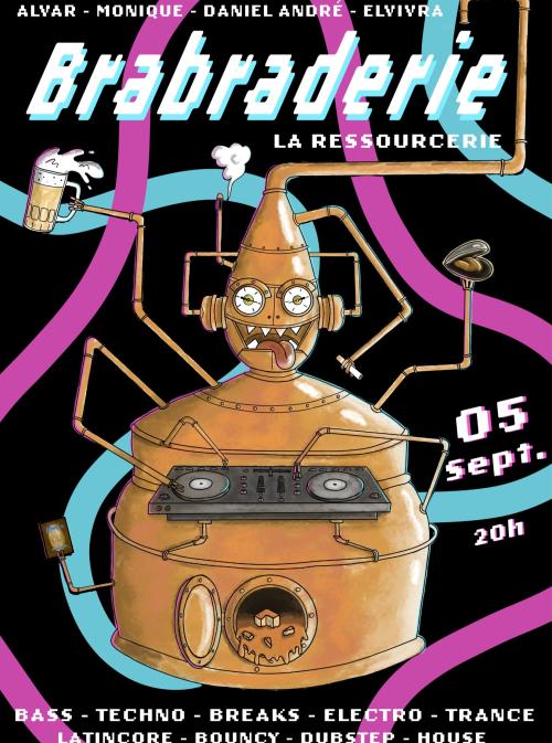 Moules / Frites & DJ sets à la Ressourcerie