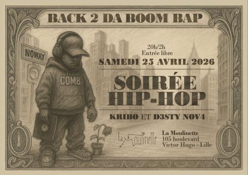Soirée hip hop – Dj set D3sty N0v4