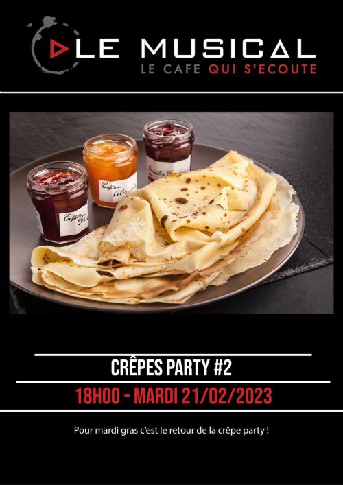 Mardi gras – Crêpe party