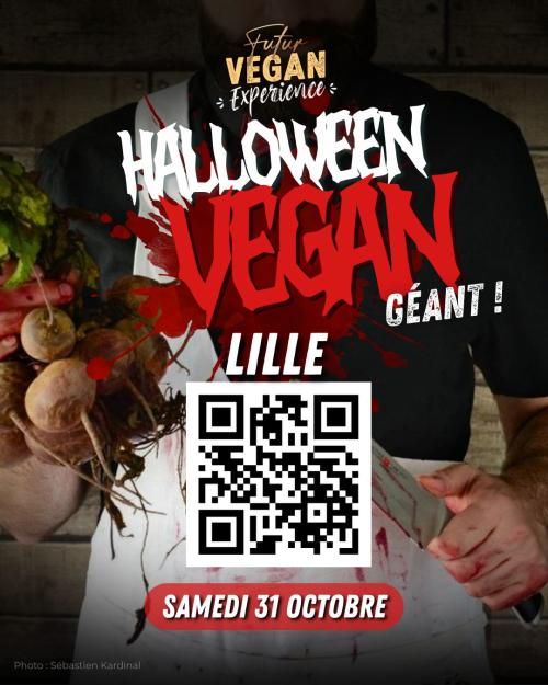Halloween vegan géant au Quartier Général