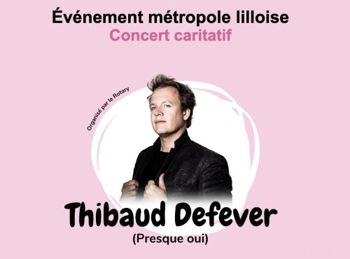 Concert caritatif de Thibaud Defever pour Mon Bonnet Rose